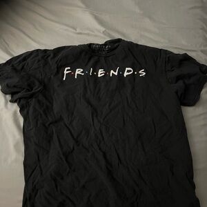 FRIENDS Black Graphic Tee